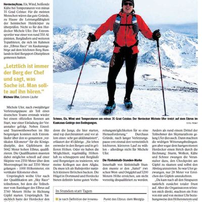 Ufer stürmt beim „Red Fox Elbrus Race“ nach langer Verletzungspause auf über 5600 Meter. Gefährliches Ärgernis beendet Aufstieg | Dr. Michele Ufer, Speaker, Sportpsychologe, Mentaltrainer,  Extremläufer