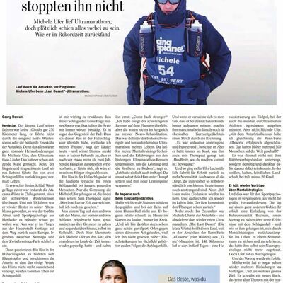 Von Schlaganfall nicht zu stoppen: Mann rennt durch die Antarktis | Dr. Michele Ufer, Speaker, Sportpsychologe, Extremläufer